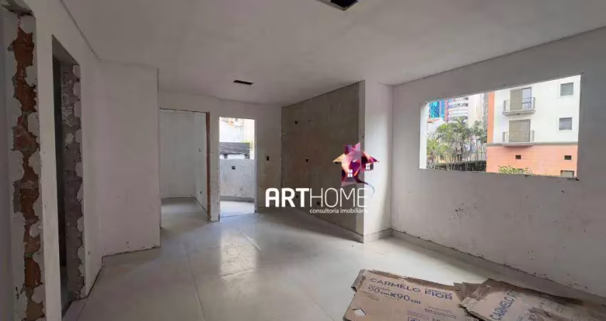 Apartamento à venda, 2 quartos, 2 suítes, 2 vagas, vila bastos - santo andré/sp