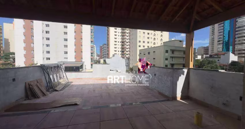 Cobertura à venda, 2 quartos, 2 suítes, 2 vagas, vila bastos - santo andré/sp