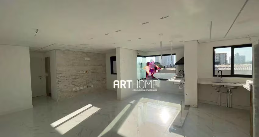 Apartamento à venda, 2 quartos, 2 suítes, 2 vagas, campestre - santo andré/sp