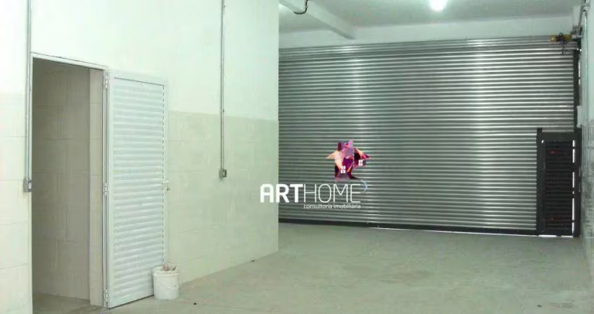 Galpão para alugar, 80 m² por r$ 6.000,00/mês - vila palmares - santo andré/sp