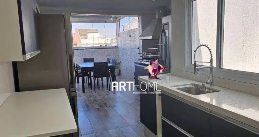 Cobertura à venda, 2 quartos, 2 vagas, vila metalúrgica - santo andré/sp