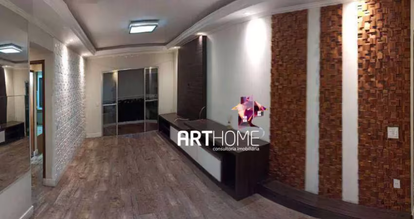 Apartamento com 2 dormitórios para alugar, 82 m² por r$ 3.860/mês - vila jahu - são bernardo do campo/sp