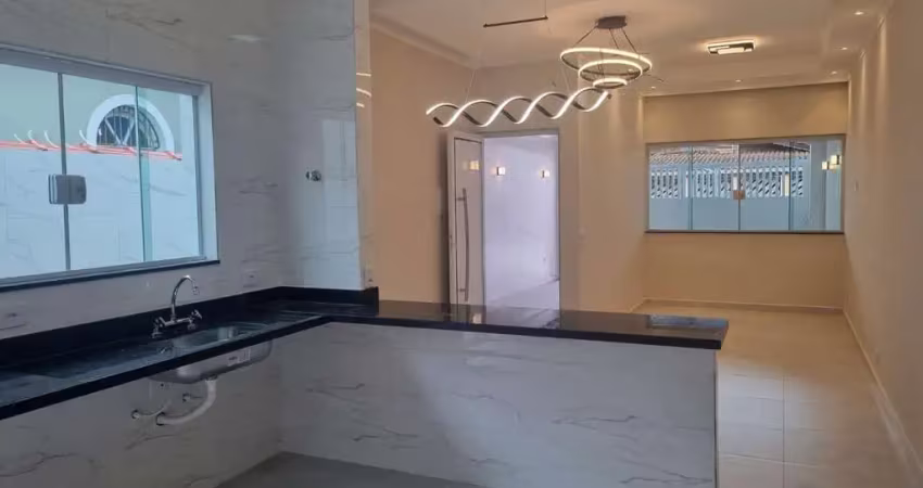 Casa para venda em praia grande, imperador, 2 dormitórios, 1 suíte, 3 banheiros, 2 vagas