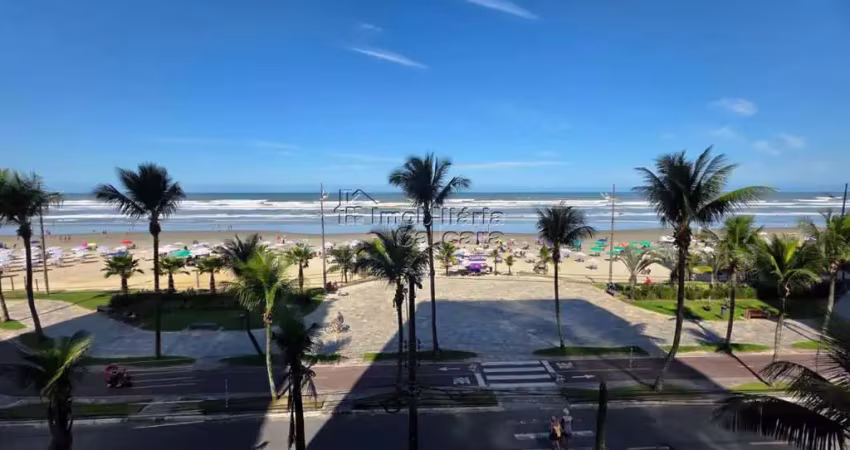 Apartamento no caiçara com 03 dormitórios frente mar!!!