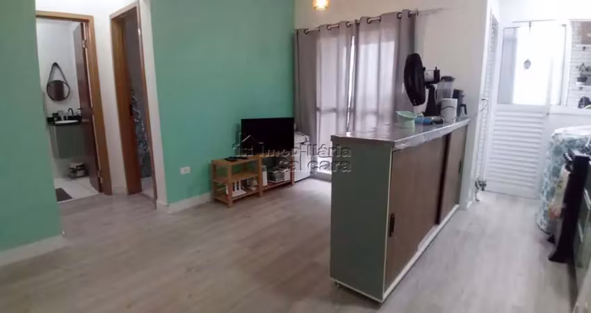 Apartamento com 01 dormitório no caiçara com vista para o mar!!!