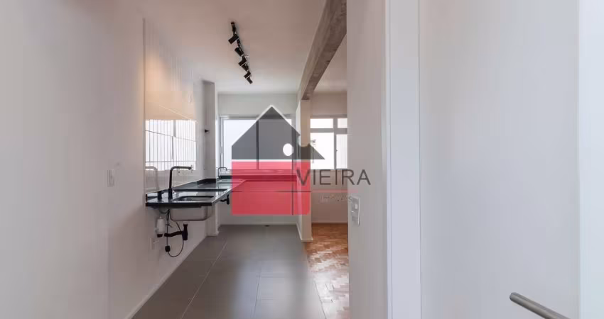 APARTAMENTO PARA VENDA NA ALAMEDA EDUARDO PRADO:  1 DORMITORIO, SENDO SUITE,  UM LAVABO, COZINHA,