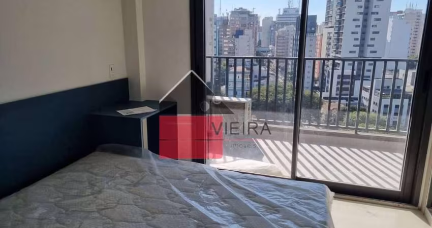 Studio com estrutura de lazer, tendo academia, piscina e salão de festas à venda, Paraíso, São Paul
