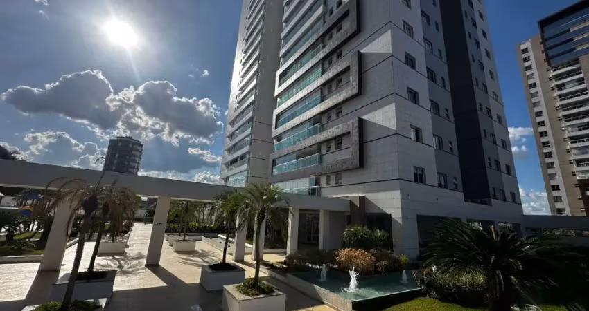 Apartamento 4 suítes, aleixo, mobiliado, varanda com churrasqueira, 174m²