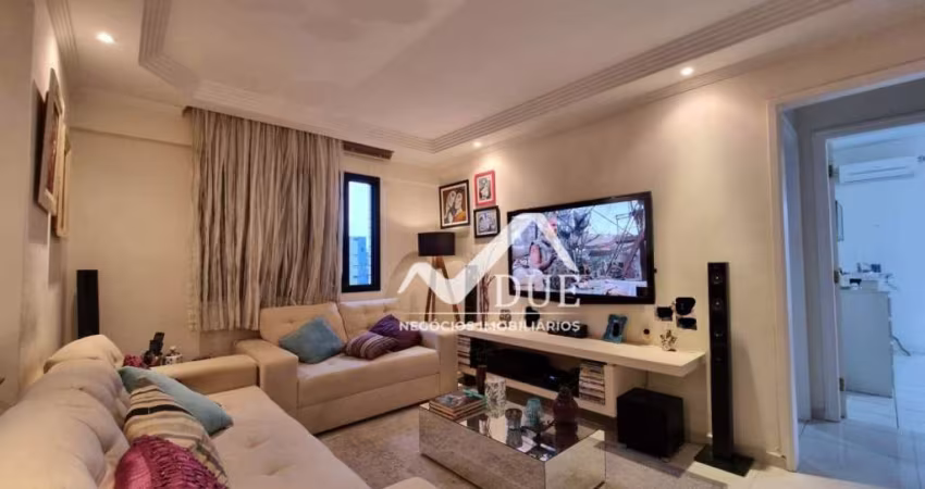 Apartamento com 3 dormitórios à venda, 120 m² por r$ 715.000,00 - campo grande - santos/sp