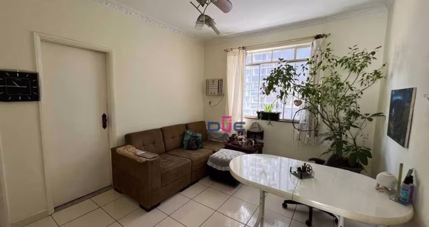 Apartamento com 2 dormitórios no 1° andar excelente localização, pertinho do Assai  à venda, 76 m² por R$ 360.000 - Campo Grande - Santos/SP