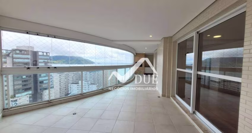 Apartamento com 4 dormitórios, 204 m² - venda por R$ 3.200.000,00 ou aluguel por R$ 18.000,00/mês - Embaré - Santos/SP