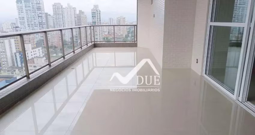 Apartamento com 3 dormitórios à venda, 210 m² por r$ 3.300.000,00 - embaré - santos/sp