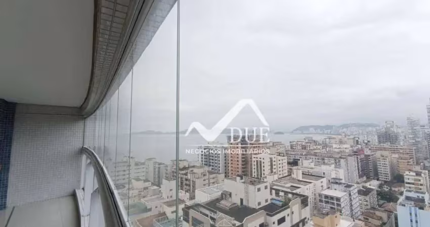 Apartamento com 4 suítes e 3 vagas demarcadas à venda, 255 m² por r$ 4.490.000 - aparecida - santos/sp