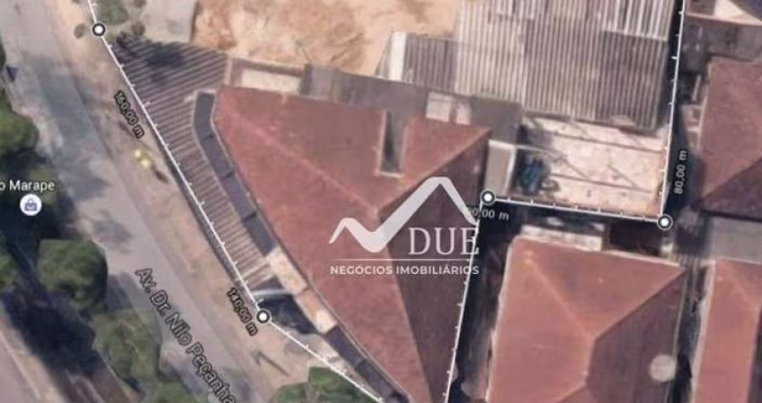 Terreno à venda, 1722 m² por R$ 6.900.000,00 - Marapé - Santos/SP