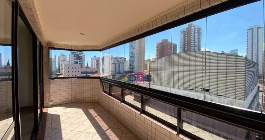 Apartamento com 3 dormitórios à venda, 119 m² por R$ 1.100.000,00 - Embaré - Santos/SP