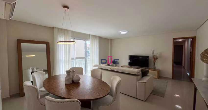 Apartamento Porteira Fechada com 3 dormitórios à venda, 129 m² por R$ 1.650.000 - Aparecida - Santos/SP
