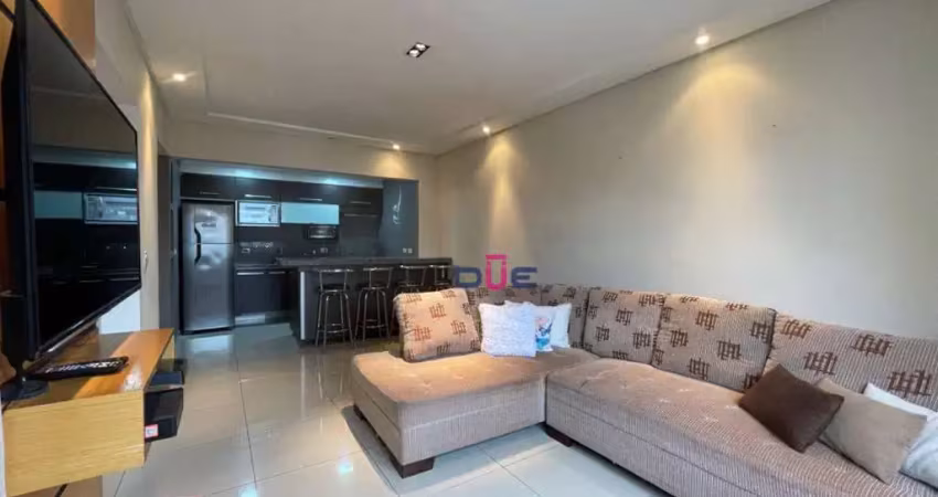 Apartamento porteira fechada com 1 dormitório à venda, 65 m² por r$ 480 - boqueirão - santos/sp