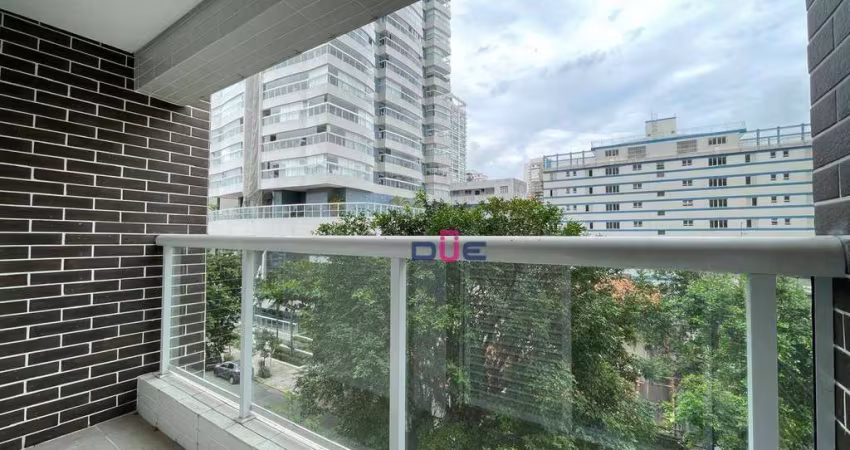 Apartamento Quadra Praia Frente com 2 dormitórios à venda, 82 m² por R$  - Aparecida - Santos/SP