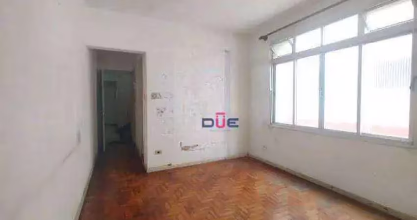Apartamento com 1 dormitório à venda, 50 m² por R$ 385.000,00 - Embaré - Santos/SP