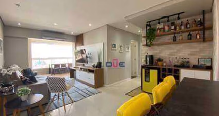 Apartamento com 3 dormitórios à venda, 92 m² por R$ 860.000 - Ponta da Praia - Santos/SP