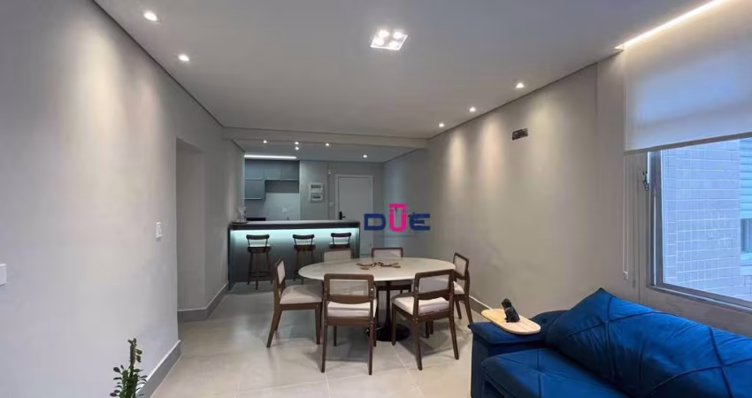 Apartamento Porteira Fechada sendo 3 quartos sendo 2 suites, closet, conceito aberto no coração do Gonzaga  à venda, 120 m² por R$ 735.000  Santos/SP