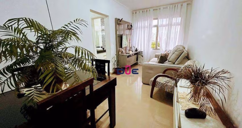 Apartamento com 2 dormitórios à venda, 66 m² por R$ 550.000 - Embaré - Santos/SP