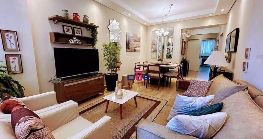 Apartamento com 3 dormitórios à venda, 112 m² por r$ 790.000,00 - boqueirão - santos/sp