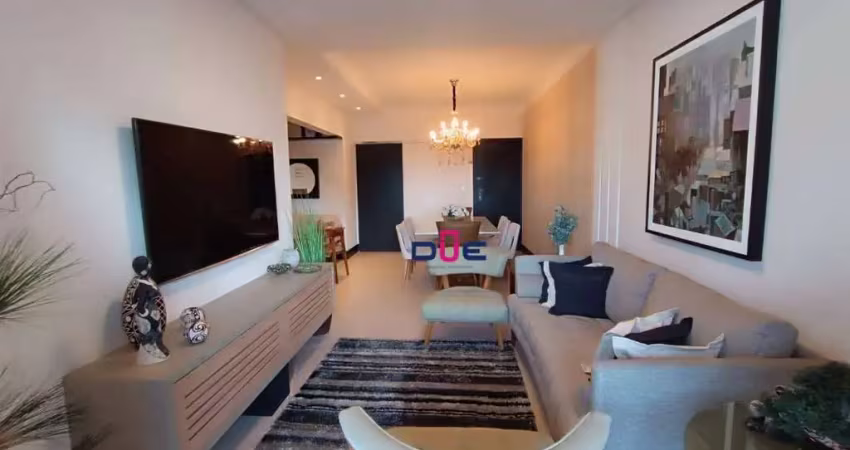 Apartamento com 3 dormitórios à venda, 120 m² por r$ 1.390.000,00 - boqueirão - santos/sp