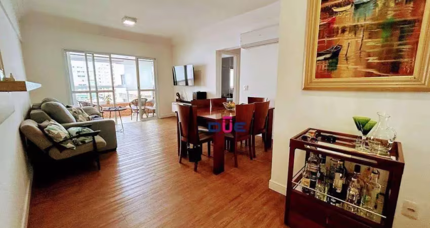Apartamento com 2 dormitórios à venda, 84 m² por r$ 900.000,00 - boqueirão - santos/sp