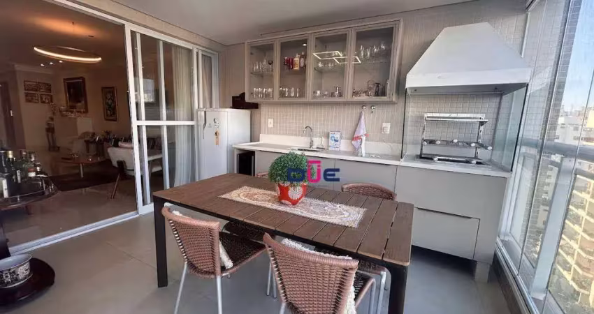 Apartamento com 3 dormitórios à venda, 134 m² por r$ 2.750.000 - boqueirão - santos/sp