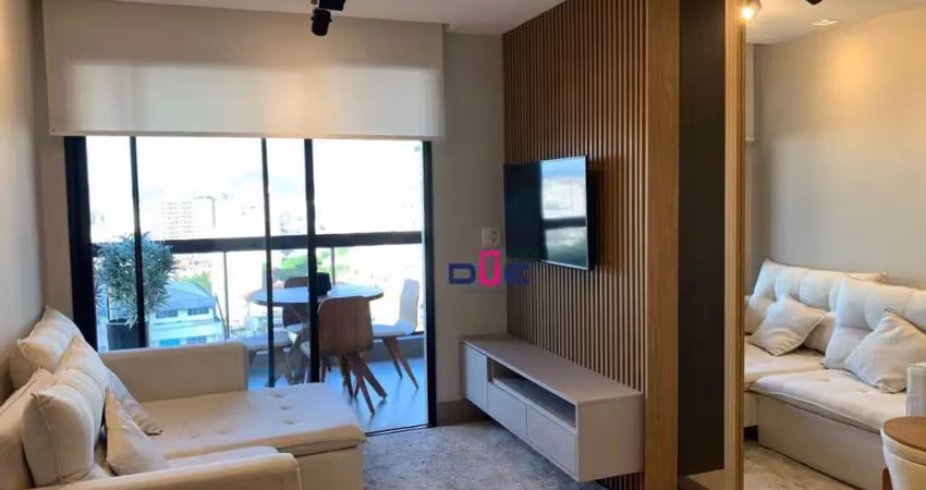 Apartamento com 1 dormitório, 54 m² - venda por r$ 1.150.000,00 ou aluguel por r$ 6.000,00/mês - boqueirão - santos/sp