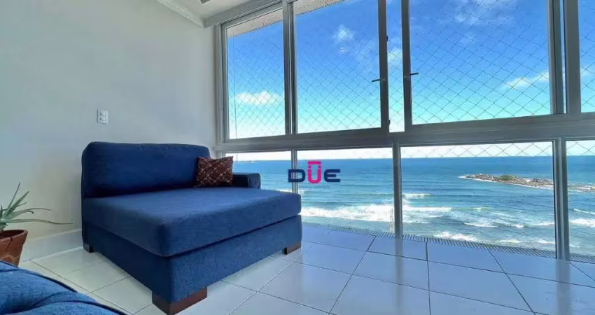 Apartamento com 3 suítes à venda, de frente para o mar, na praia das pitangueiras - guarujá/sp