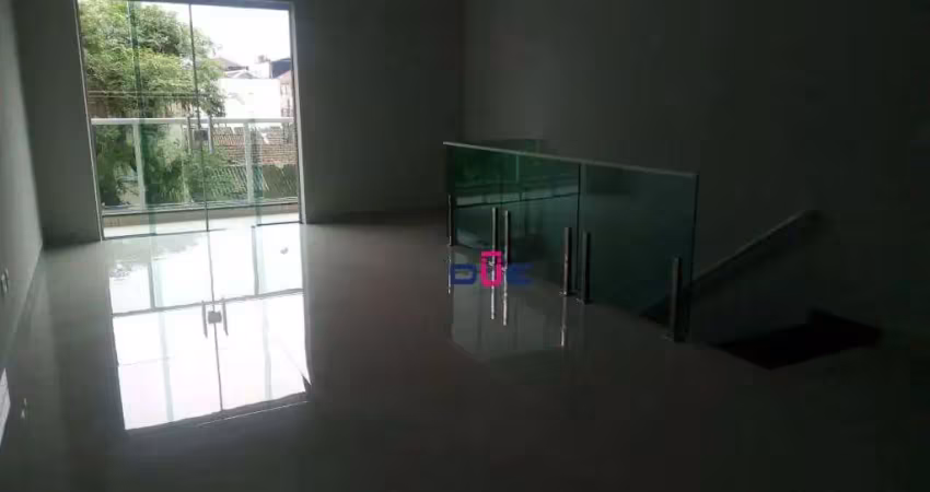 Sobreposta alta duplex com 3 suítes e lazer completo no boqueirão, santos