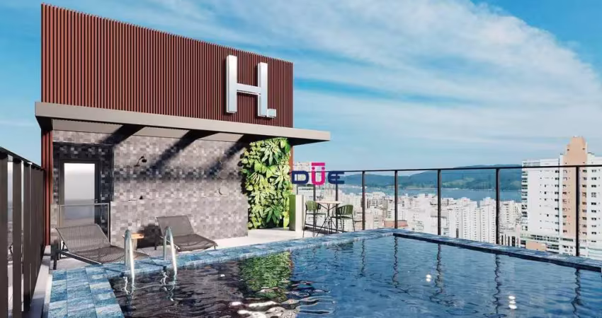 Apartamento à venda, 39 m² por r$ 650.000 - boqueirão - santos/sp