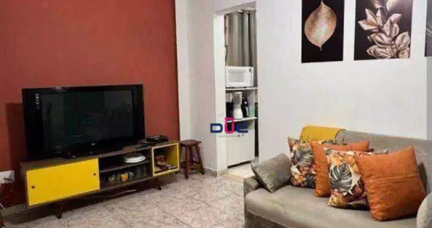 Apartamento com 1 dormitório à venda, 59 m² por r$ 300.000,00 - gonzaga - santos/sp