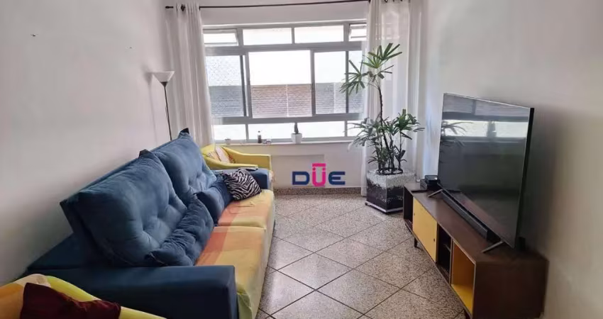 2 dormitórios, 1 vaga e excelente localização na pompéia, santos