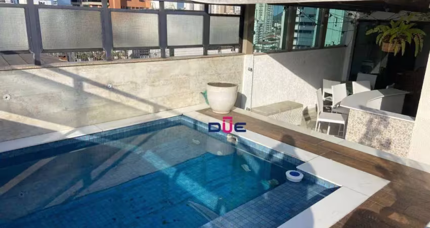 Cobertura duplex impecável com 4 dormitórios sendo 2 suítes, piscina, gourmet e 3 vagas