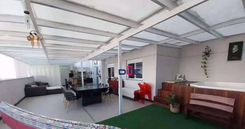 Apartamento garden com 2 dormitórios à venda, 154 m² por r$ 1.379.000,00 - campo grande - santos/sp