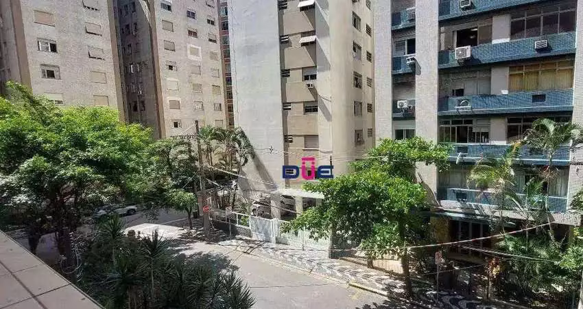 Apartamento com 1 dormitório à venda, 55 m² por r$ 340.000 - boqueirão - santos/sp