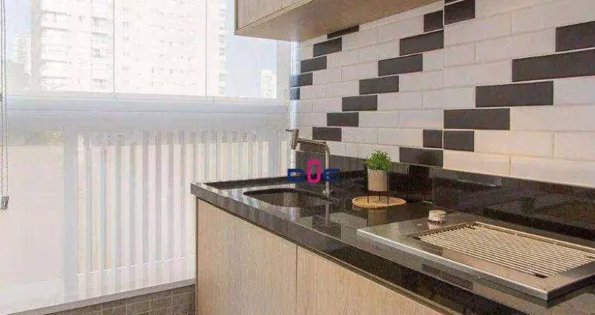 Apartamento com 1 dormitório à venda, 54 m² por r$ 695.000 - boqueirão - santos/sp