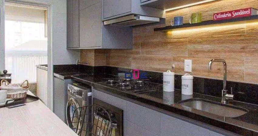 Apartamento garden com 1 dormitório à venda, 63 m² por r$ 690.000 - boqueirão - santos/sp