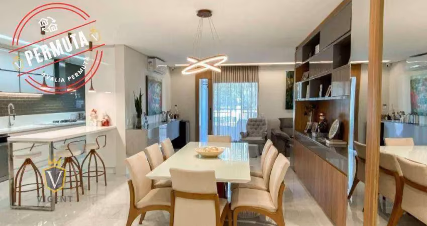 Apartamento com 3 dormitórios à venda, 160 m² por r$ 1.900.000,00 - jardim ana maria - jundiaí/sp