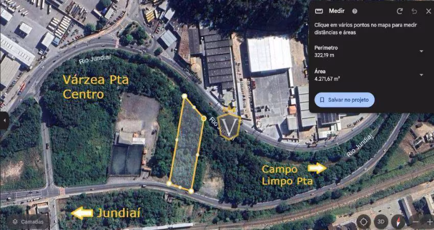 Terreno à venda, 4270 m² por R$ 2.100.000,00 - Área Industrial - Várzea Paulista/SP