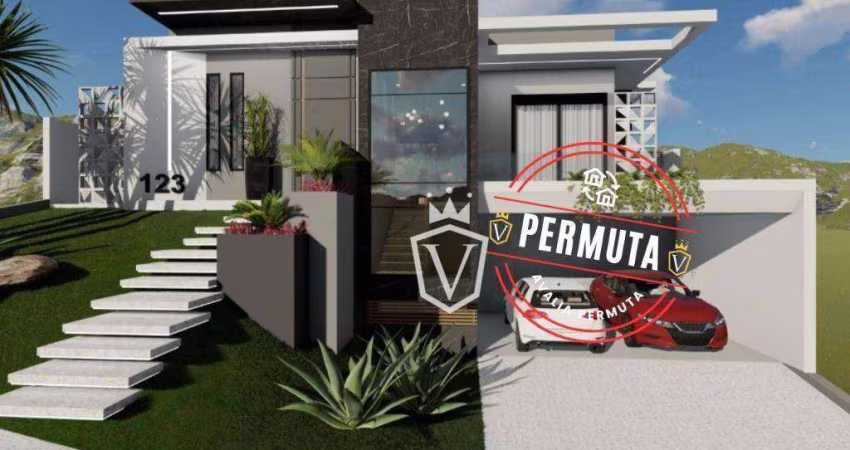 Casa com 3 quartos com piscina à venda, 195 m² por R$ 1.380.000 - Jardim Caxambu - Jundiaí/SP