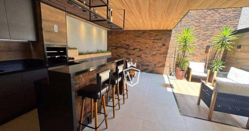 Casa com 3 dormitórios à venda, 101 m² por R$ 880.000,00 - Residencial Thina - Jundiaí/SP