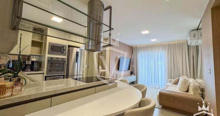 Apartamento Flat mobiliado com 2 quartos para alugar - Centro/ Anhangabaú - Jundiaí/SP