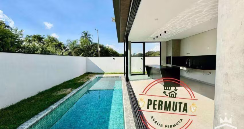 Casa Térrea com 3 suítes à venda, 244 m² por R$ 2.900.000 - Alphaville Jundiaí - Jundiaí/SP