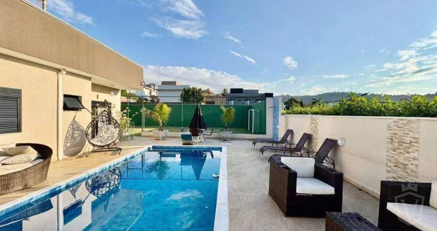 Casa com 4 suítes à venda, 320 m² por r$ 1.980.000 - residencial dos lagos - itupeva/sp