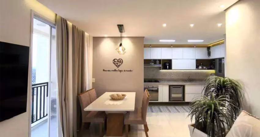 Apartamento com 3 dormitórios à venda, 77 m² por r$ 690.000,00 - engordadouro - jundiaí/sp