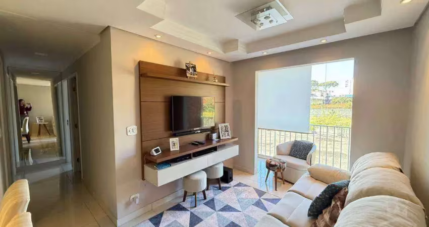 Apartamento com 3 dormitórios à venda, 73 m²  - jardim tamoio - jundiaí/sp
